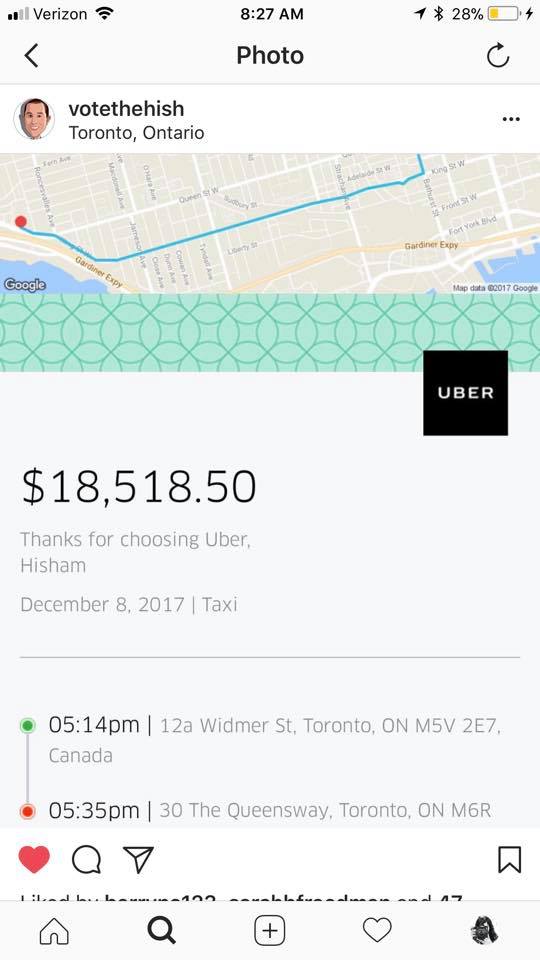 Клиент Uber заплатил 14 тысяч долларов за 20-минутную поездку 1 qdeidtdideriuhglv